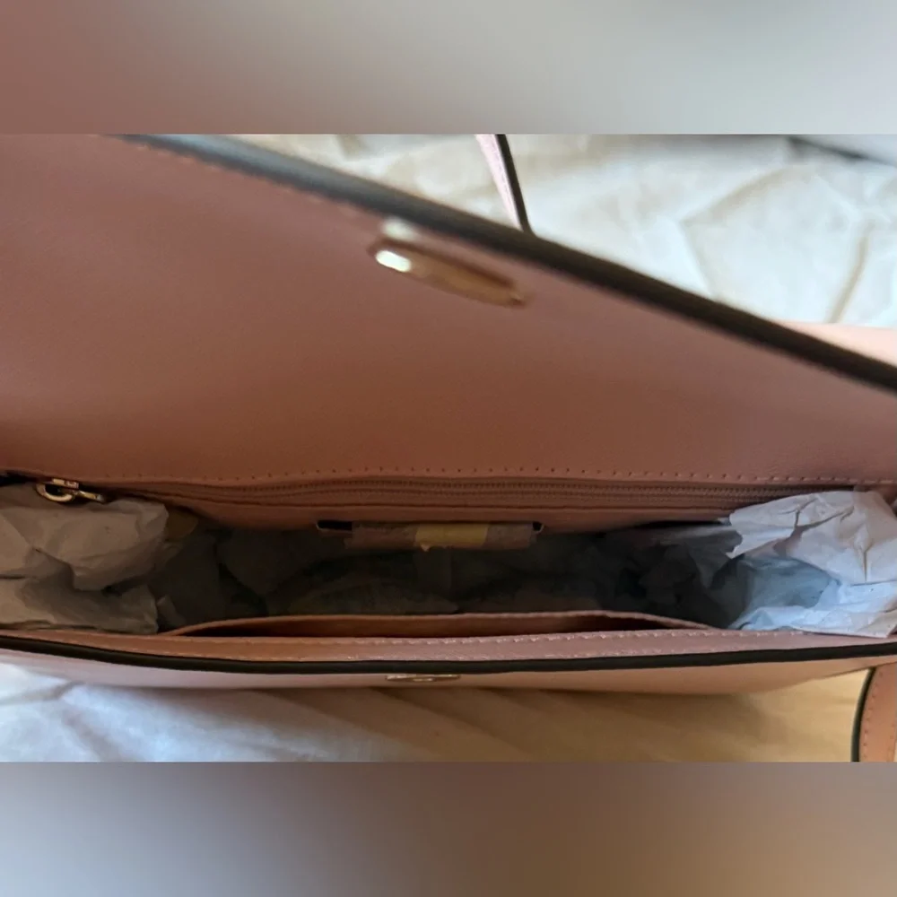 NEW Kate Spade New York Sadie Leather Crossbody Purse in Light Pink, NWT